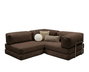 Atelier Del Sofa Kanyon Sofá-Cama Esquinero Marrón